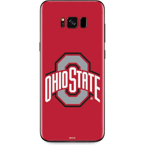 Ohio State University Buckeyes Red Logo Galaxy S8 Plus Skin
