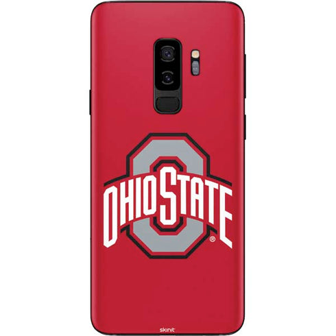 Ohio State University Buckeyes Red Logo Galaxy S9 Plus Skin
