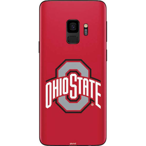Ohio State University Buckeyes Red Logo Galaxy S9 Skin