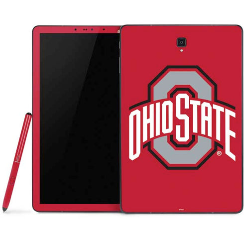 Ohio State University Buckeyes Red Logo Samsung Galaxy Tab Skin