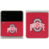 Ohio State University Buckeyes Red Logo Galaxy Z Flip3 5G Skin