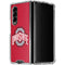 Ohio State University Buckeyes Red Logo Galaxy Z Fold4 5G Clear Case