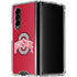 Ohio State University Buckeyes Red Logo Galaxy Z Fold4 5G Clear Case