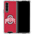 Ohio State University Buckeyes Red Logo Galaxy Z Fold4 5G Clear Case