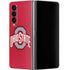 Ohio State University Buckeyes Red Logo Galaxy Z Fold4 5G Skin