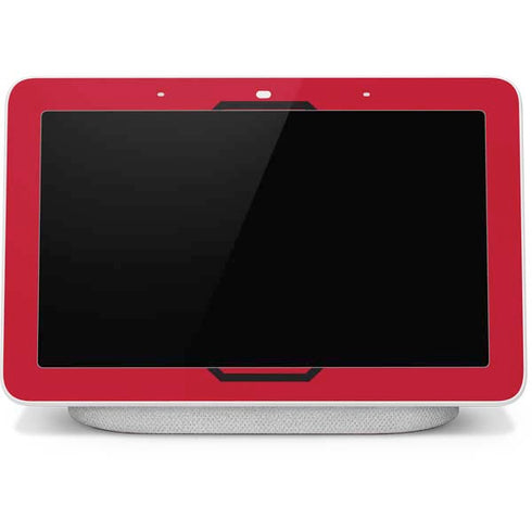 Ohio State University Buckeyes Red Logo Google Home Hub Skin