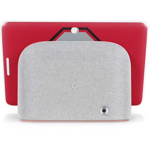 Ohio State University Buckeyes Red Logo Google Home Hub Skin