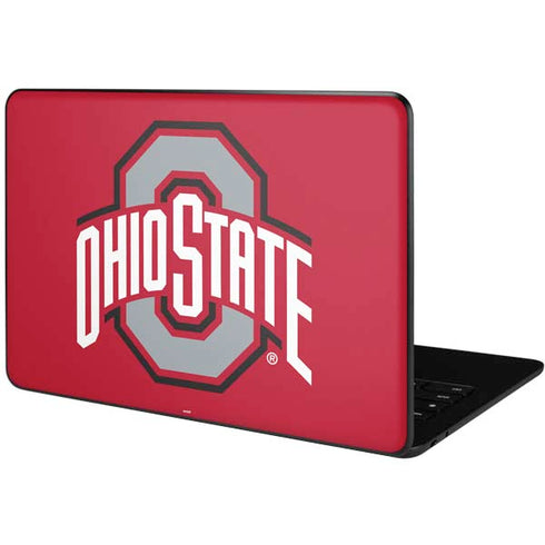 Ohio State University Buckeyes Red Logo Google Pixelbook Go Skin