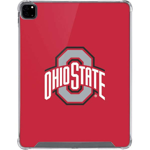 Ohio State University Buckeyes Red Logo iPad Pro 12.9in (2020) Clear Case