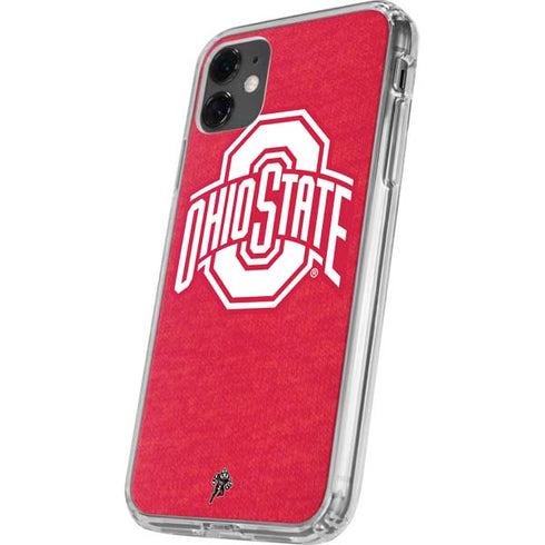 Ohio State University Buckeyes Red Logo iPhone 11 Clear Case