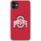 Ohio State University Buckeyes Red Logo iPhone 11 Clear Case