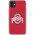Ohio State University Buckeyes Red Logo iPhone 11 Clear Case