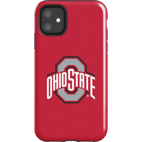Ohio State University Buckeyes Red Logo iPhone 11 Impact Case