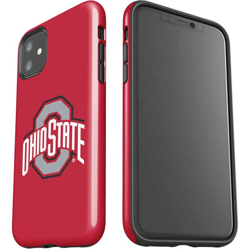 Ohio State University Buckeyes Red Logo iPhone 11 Impact Case