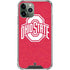 Ohio State University Buckeyes Red Logo iPhone 11 Pro Max Clear Case