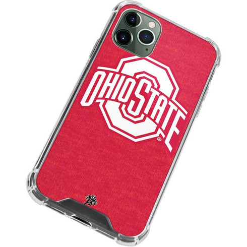 Ohio State University Buckeyes Red Logo iPhone 11 Pro Max Clear Case