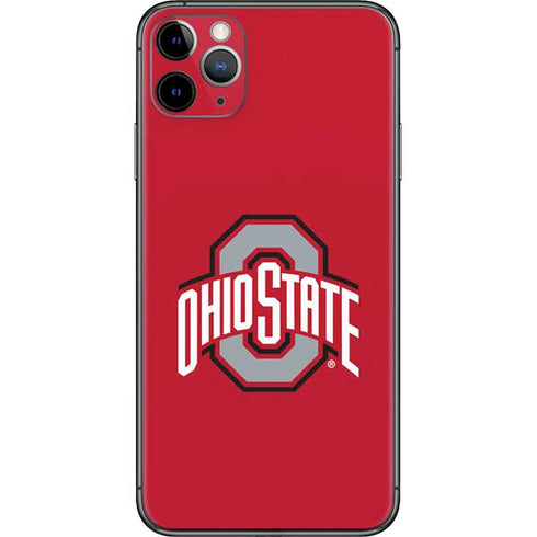 Ohio State University Buckeyes Red Logo iPhone 11 Pro Max Skin