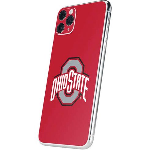 Ohio State University Buckeyes Red Logo iPhone 11 Pro Max Skin