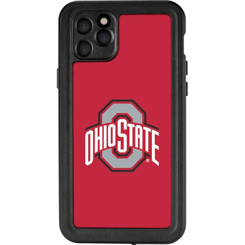 Ohio State University Buckeyes Red Logo iPhone 11 Pro Max Waterproof Case