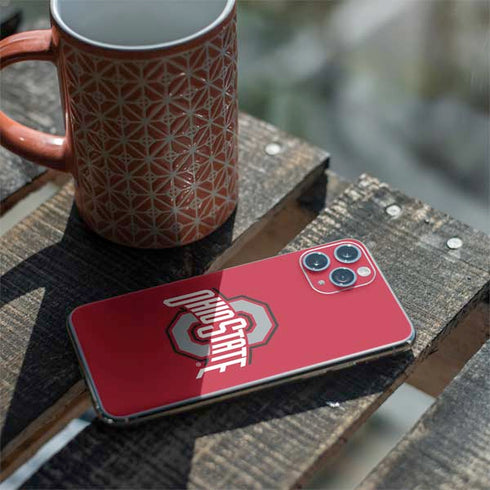 Ohio State University Buckeyes Red Logo iPhone 11 Pro Skin