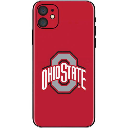 Ohio State University Buckeyes Red Logo iPhone 11 Skin