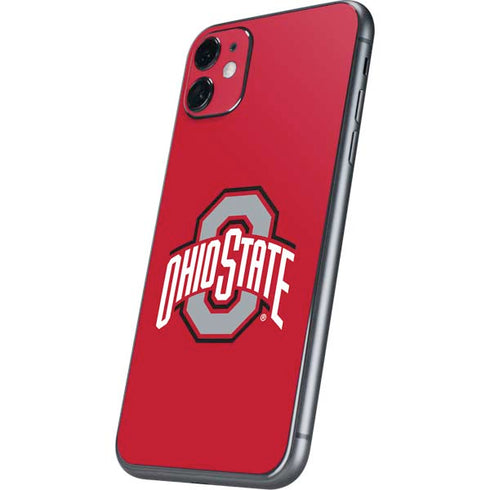 Ohio State University Buckeyes Red Logo iPhone 11 Skin