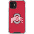 Ohio State University Buckeyes Red Logo iPhone 12 Clear Case