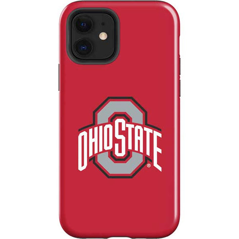 Ohio State University Buckeyes Red Logo iPhone 12 Impact Case