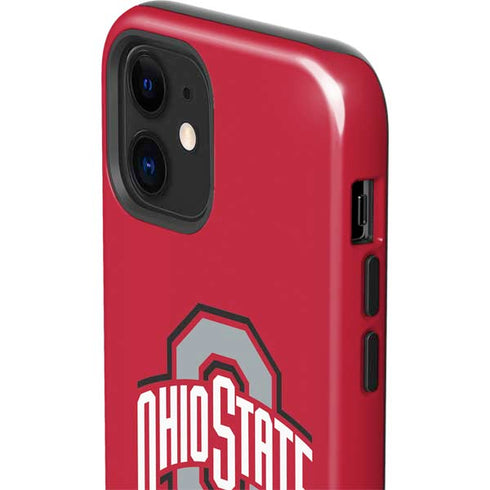 Ohio State University Buckeyes Red Logo iPhone 12 Impact Case