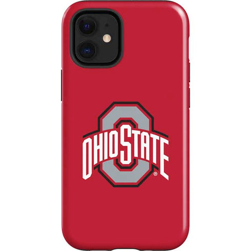 Ohio State University Buckeyes Red Logo iPhone 12 Mini Impact Case