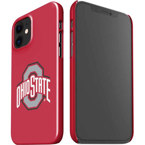 Ohio State University Buckeyes Red Logo iPhone 12 Mini Lite Case