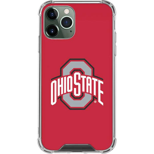 Ohio State University Buckeyes Red Logo iPhone 12 Pro Clear Case