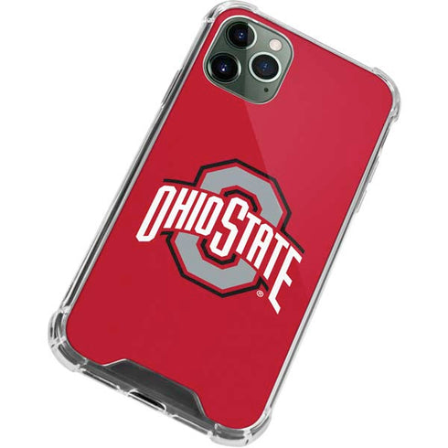Ohio State University Buckeyes Red Logo iPhone 12 Pro Clear Case