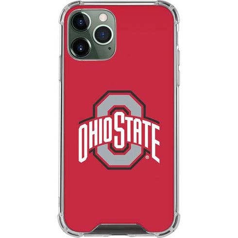 Ohio State University Buckeyes Red Logo iPhone 12 Pro Max Clear Case