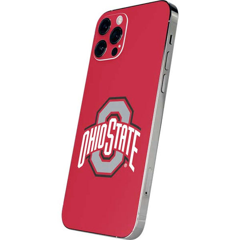 Ohio State University Buckeyes Red Logo iPhone 12 Pro Max Skin