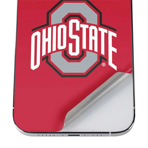 Ohio State University Buckeyes Red Logo iPhone 12 Pro Max Skin