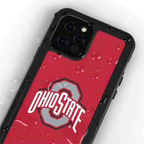 Ohio State University Buckeyes Red Logo iPhone 12 Pro Waterproof Case
