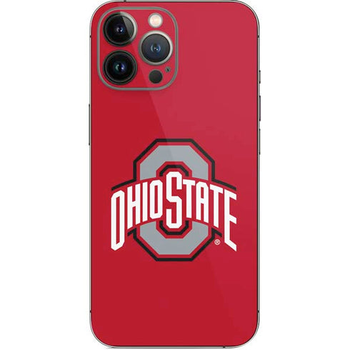 Ohio State University Buckeyes Red Logo iPhone 13 Pro Max Skin