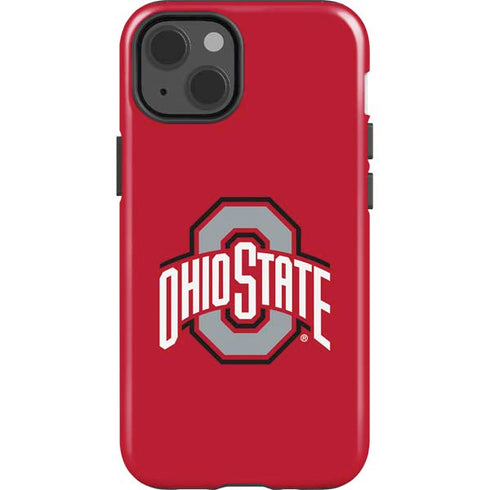 Ohio State University Buckeyes Red Logo iPhone 14 Impact Case