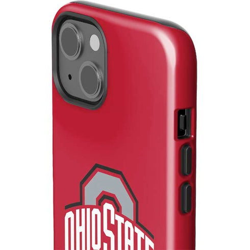 Ohio State University Buckeyes Red Logo iPhone 15 Impact Case