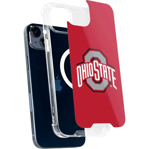 Ohio State University Buckeyes Red Logo iPhone 15 MagSafe Case