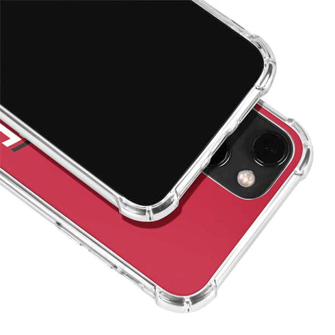 Ohio State University Buckeyes Red Logo iPhone 14 Plus Clear Case