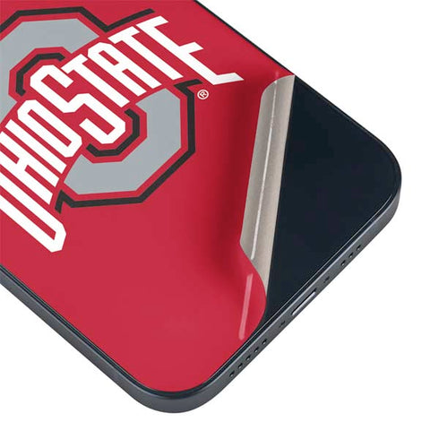 Ohio State University Buckeyes Red Logo iPhone 14 Plus Skin