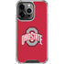 Ohio State University Buckeyes Red Logo iPhone 14 Pro Clear Case