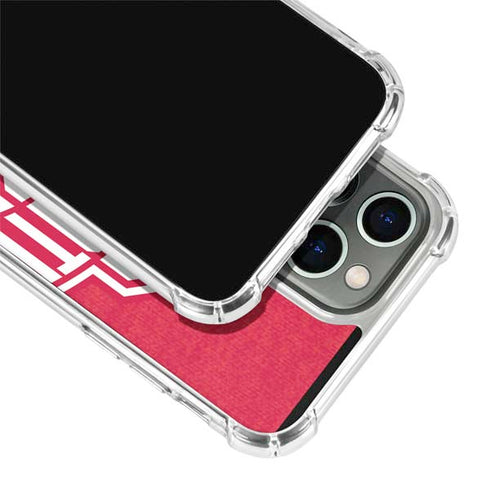 Ohio State University Buckeyes Red Logo iPhone 14 Pro Max Clear Case