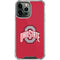 Ohio State University Buckeyes Red Logo iPhone 15 Pro Max Clear Case