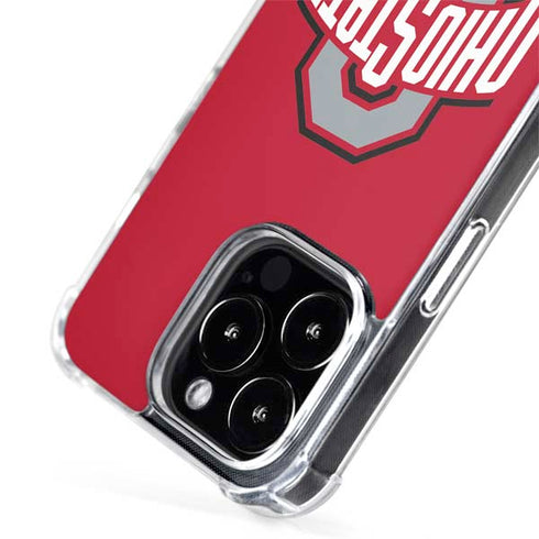 Ohio State University Buckeyes Red Logo iPhone 15 Pro Max MagSafe Case