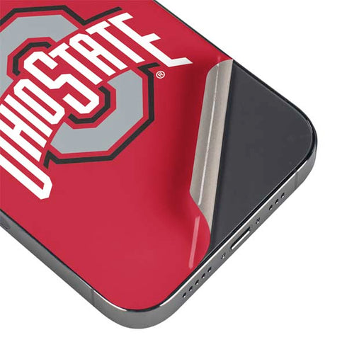 Ohio State University Buckeyes Red Logo iPhone 14 Pro Max Skin