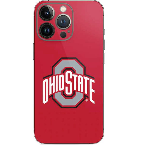 Ohio State University Buckeyes Red Logo iPhone 14 Pro Skin