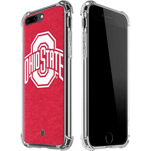 Ohio State University Buckeyes Red Logo iPhone 7/8 Plus Clear Case